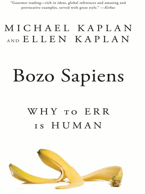 Title details for Bozo Sapiens by Michael Kaplan - Available